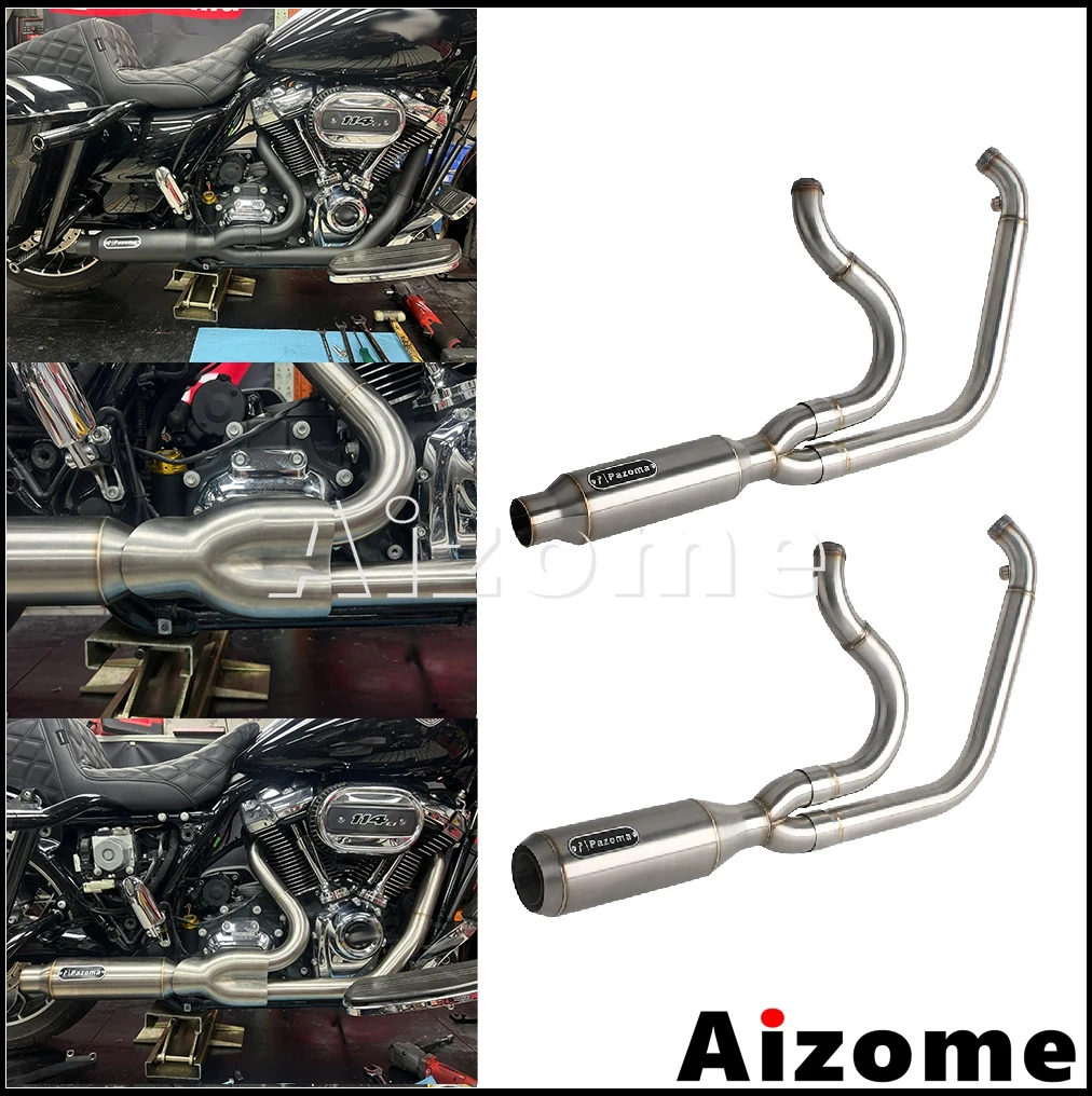 Motorcycle Exhaust Pipe 2 into 1 Muffler For Harley Touring Street Glide EFI FLHX ST FLHXST Special FLHXS FLHXSE 2017-2025 2024
Motorcycle Exhaust Pipe 2 into 1 Muffler For Harley Touring Street Glide EFI FLHX ST FLHXST Special FLHXS FLHXSE 2017-2025 2024