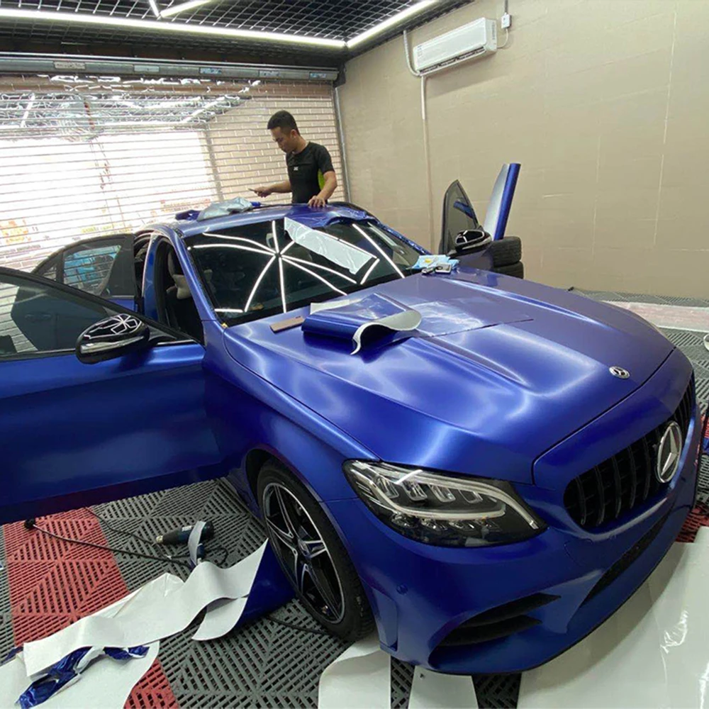 Blue Wrap Auto Protect Car Wrapped Film Heavy Metal Ocean Deep Blue
Blue Wrap Auto Protect Car Wrapped Film Heavy Metal Ocean Deep Blue