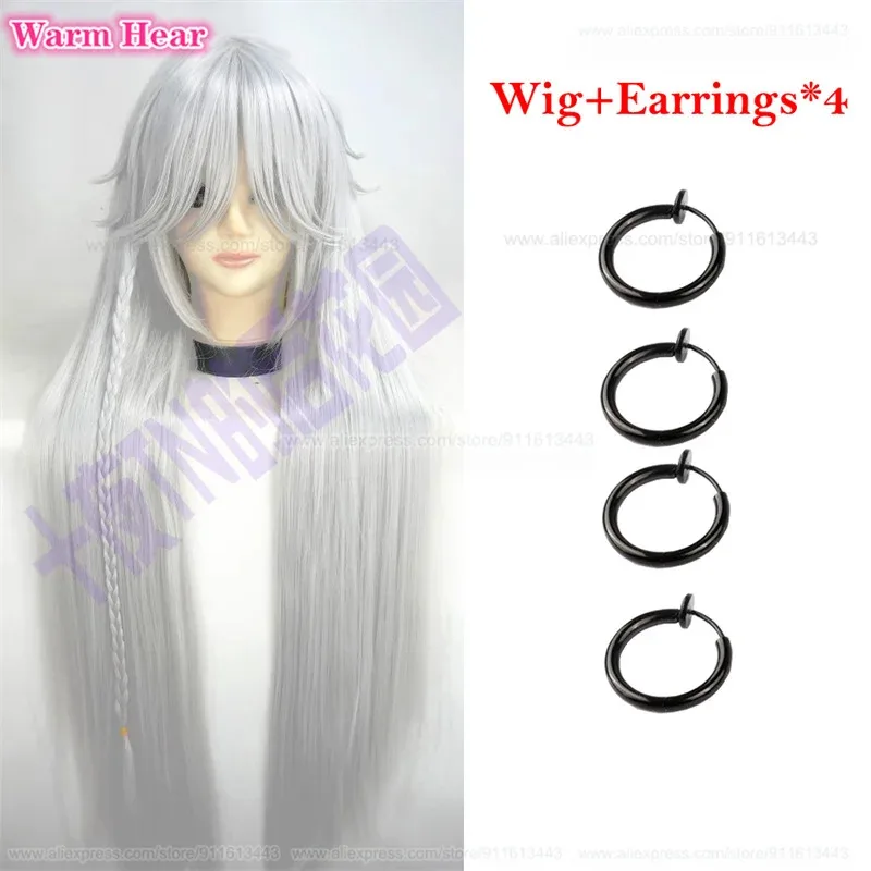 LQВысокое качество аниме Cos Undertaker 100 см длинный серебристый серый Under taker косплей парик термостойкие синтетические парики Хэллоуин + парик C
LQВысокое качество аниме Cos Undertaker 100 см длинный серебристый серый Under taker косплей парик термостойкие синтетические парики Хэллоуин + парик C