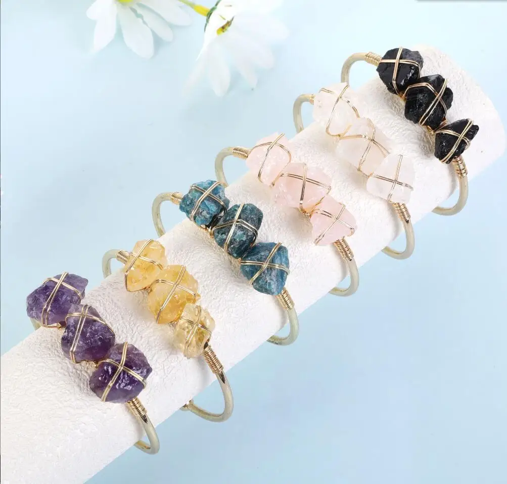 1PC Natural Stones Gravel Pendants Handmade Wire Wrapped Jewelry DIY Bracelet Women Necklace Earrings Accessories F1708
1PC Natural Stones Gravel Pendants Handmade Wire Wrapped Jewelry DIY Bracelet Women Necklace Earrings Accessories F1708