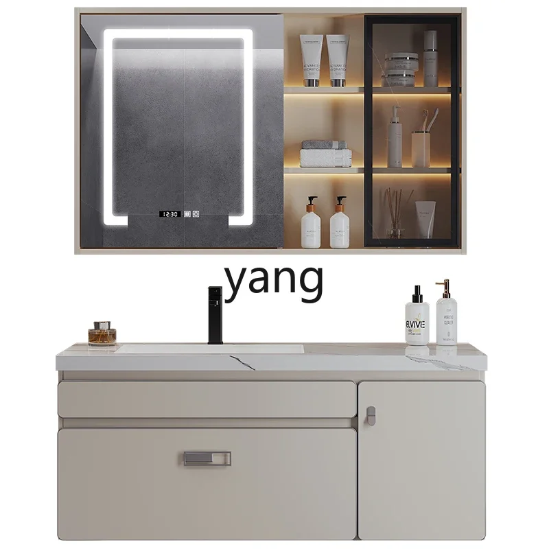 LMM Rock Slab Ceramic Seamless Integrated Basin Bathroom Cabinet Smart Minimalist Washroom Sink
LMM Rock Slab Ceramic Seamless Integrated Basin Bathroom Cabinet Smart Minimalist Washroom Sink