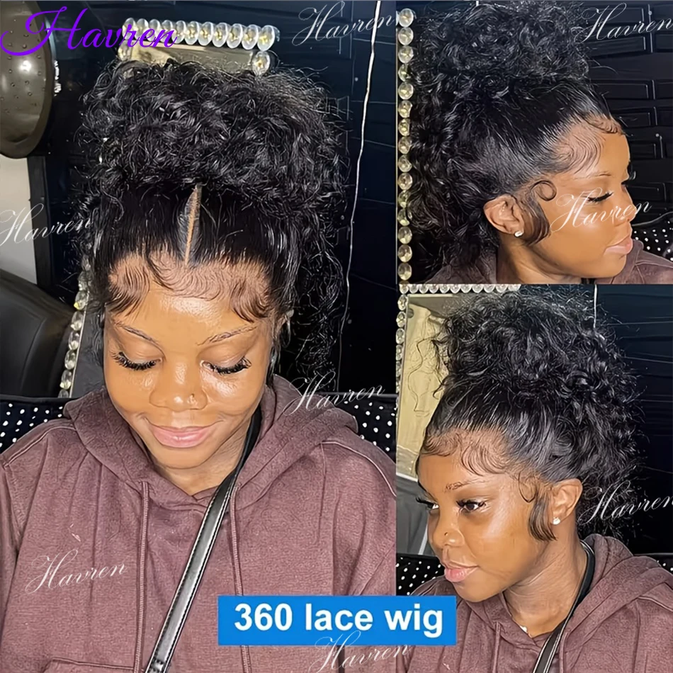 360 Curly Invisible Strap 13x4 HD Lace Front 13x6 Deep Wave Wig 100% Human Hair Pre cut Full Lace Wig Drawstring Wig Human Hair
360 Curly Invisible Strap 13x4 HD Lace Front 13x6 Deep Wave Wig 100% Human Hair Pre cut Full Lace Wig Drawstring Wig Human Hair