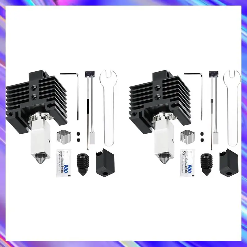 2X обновленный комплект Hotend для 3D-принтера Bambu Lab P1S/P1P с нагревательным блоком, нагревательным блоком, сопло из закаленной стали, термомистор
2X обновленный комплект Hotend для 3D-принтера Bambu Lab P1S/P1P с нагревательным блоком, нагревательным блоком, сопло из закаленной стали, термомистор