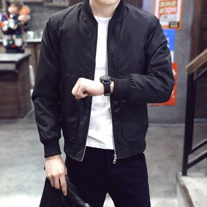 Fashion Men's Bomber Zipper Jacket Male Casual Streetwear Hip Hop Slim Fit Pilot Baseball Coats Men Clothing
Fashion Men's Bomber Zipper Jacket Male Casual Streetwear Hip Hop Slim Fit Pilot Baseball Coats Men Clothing