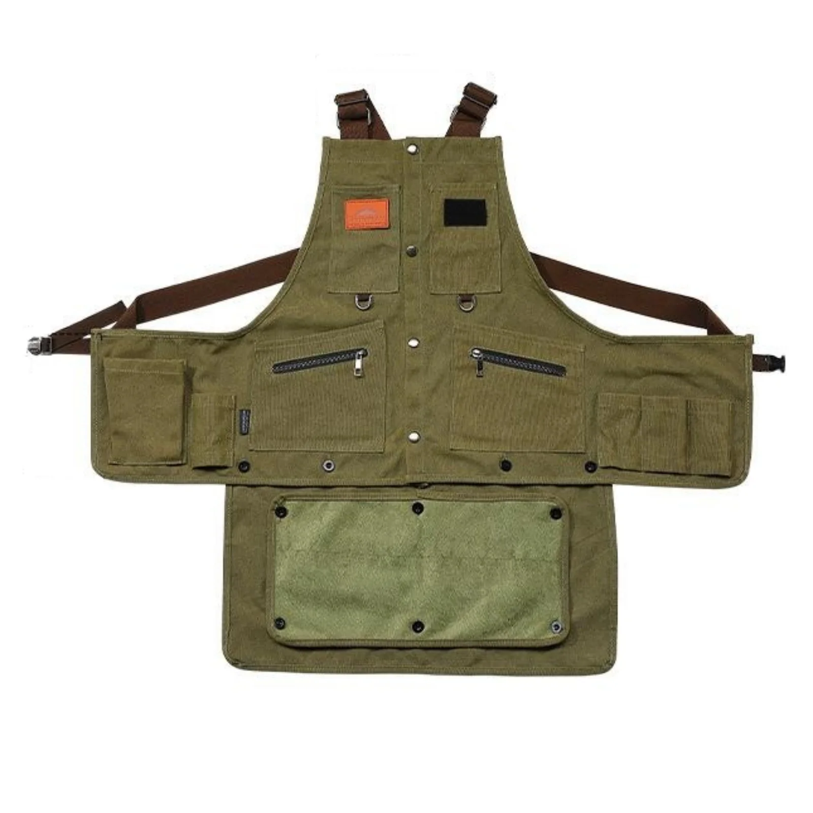 Outdoor Work Apron, Durable Canvas Apron with Multi-Pockets Camping Bib Apron for Cooking Baking Grilling Painting Gardening
Outdoor Work Apron, Durable Canvas Apron with Multi-Pockets Camping Bib Apron for Cooking Baking Grilling Painting Gardening
