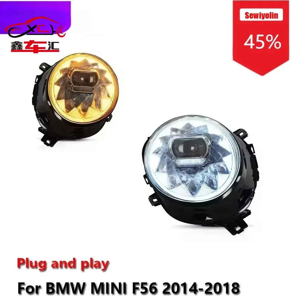 Car DRL LED Headlight Light Assemblies For BMW MINI F56 2014-2018 Auto Fog DRL Brake Turn Signal Lamp Plug and Play
Car DRL LED Headlight Light Assemblies For BMW MINI F56 2014-2018 Auto Fog DRL Brake Turn Signal Lamp Plug and Play