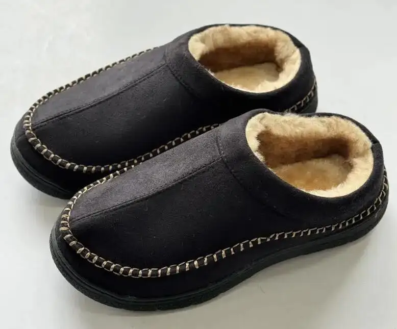 2026 Men Slippers Winter Big Size Indoor Plush Warm Cozy Luxury House Shoes Suede Sewing Casual Slipper
2026 Men Slippers Winter Big Size Indoor Plush Warm Cozy Luxury House Shoes Suede Sewing Casual Slipper