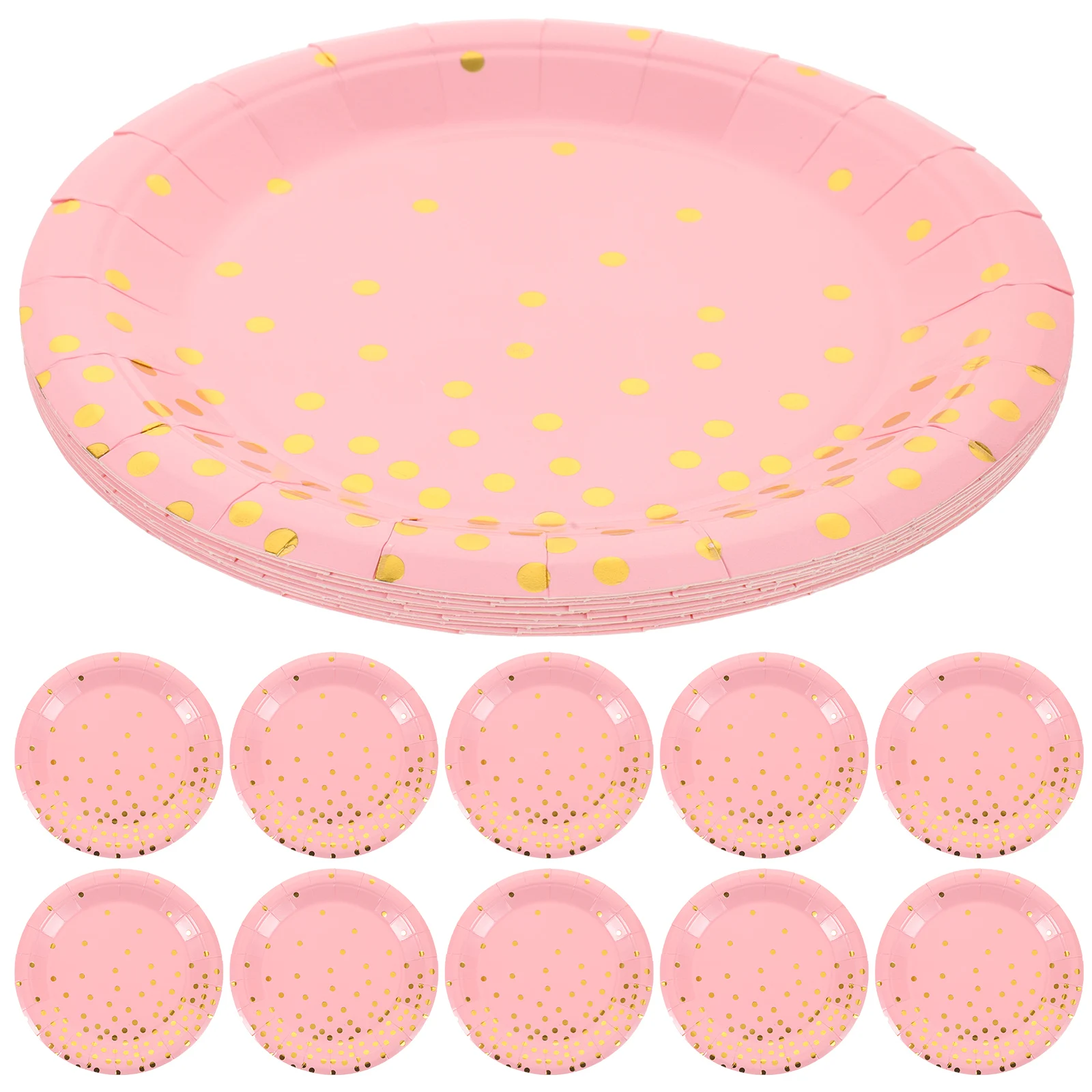 7 Inch Round Paper Plates Disposable Birthday Dinnerware Party Supplies Decorative Dots Design Bright Color Matching Kitchen
7 Inch Round Paper Plates Disposable Birthday Dinnerware Party Supplies Decorative Dots Design Bright Color Matching Kitchen