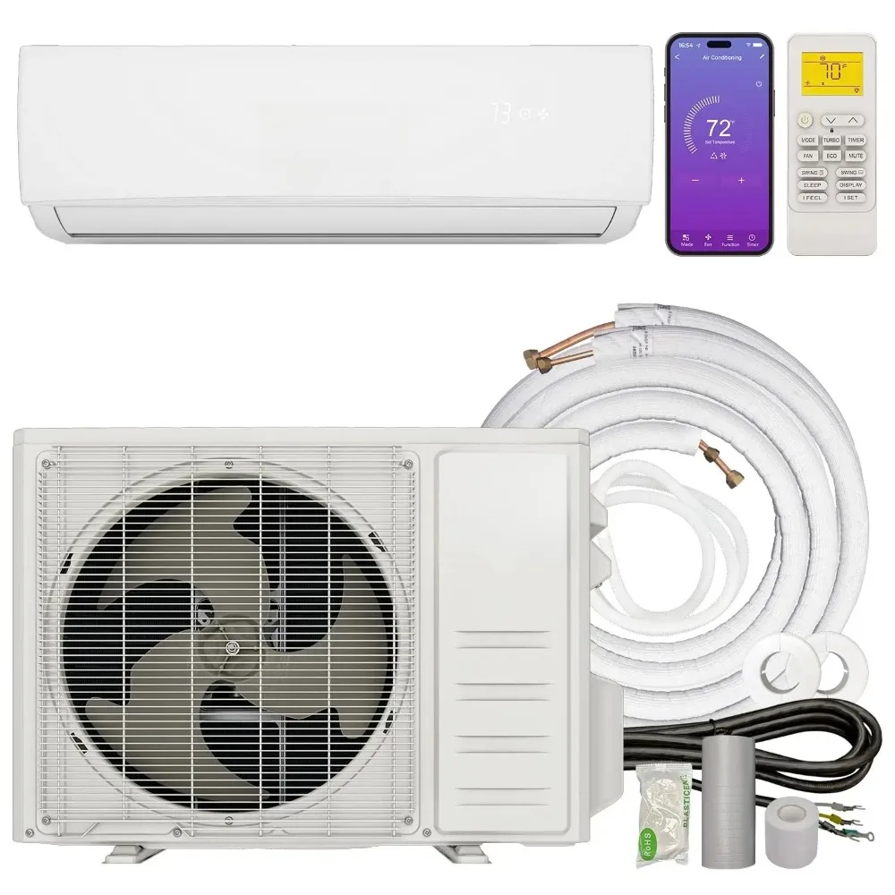Energy-Saving 24000 BTU / 230V Mini Split AC/Heating System – 21 SEER, Pre-Charged, Quiet & Comfortable Mini Split, Customized
Energy-Saving 24000 BTU / 230V Mini Split AC/Heating System – 21 SEER, Pre-Charged, Quiet & Comfortable Mini Split, Customized
