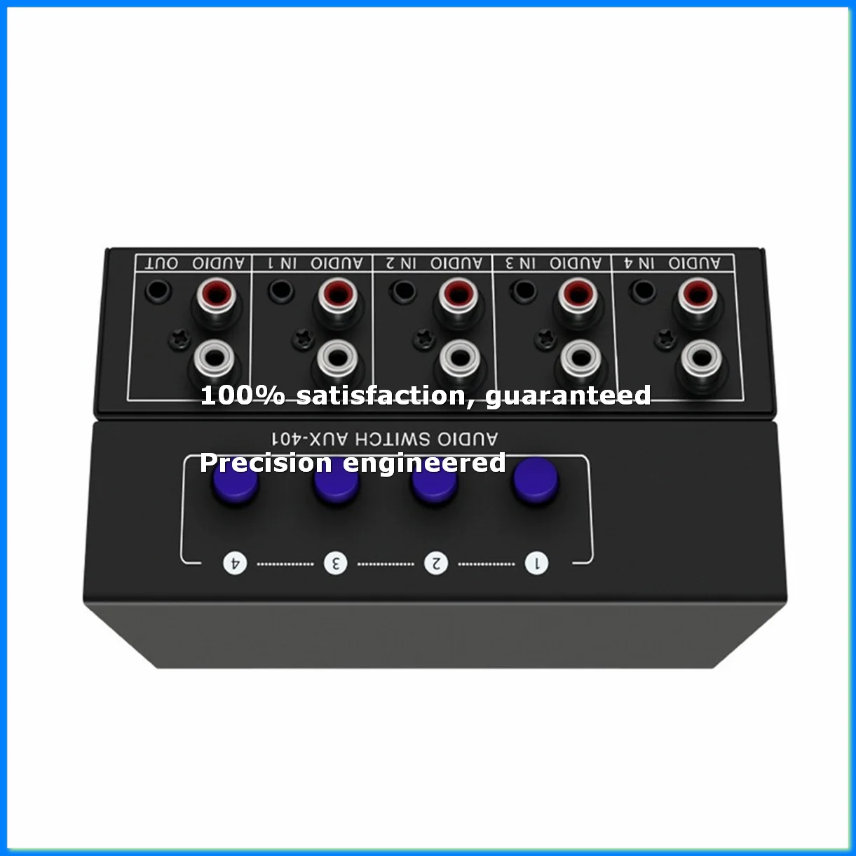 AUX Audio Switcher 4 in 1 Out Stereo Audio Selector 4X1 3.5mm Aux L/R Audio Switch Box Analog Audio Selector, A-ELEC
AUX Audio Switcher 4 in 1 Out Stereo Audio Selector 4X1 3.5mm Aux L/R Audio Switch Box Analog Audio Selector, A-ELEC