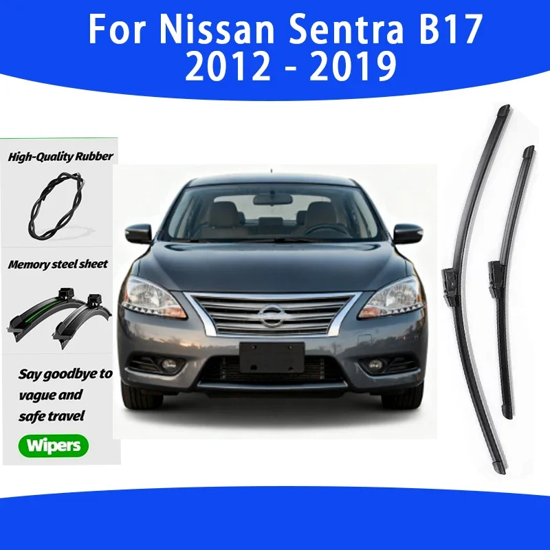 For Nissan Sentra B17 2012 - 2019 Sylphy Pulsar Front Windshield Wiper Blades 2pcs Windscreen Window Accessories 2016 2017 2018
For Nissan Sentra B17 2012 - 2019 Sylphy Pulsar Front Windshield Wiper Blades 2pcs Windscreen Window Accessories 2016 2017 2018