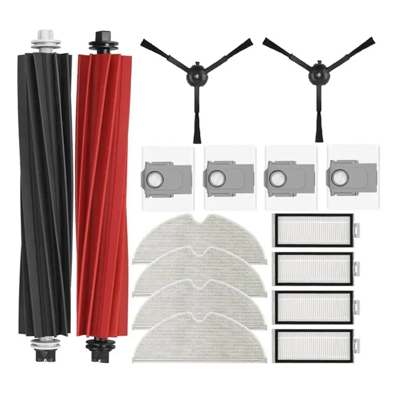 B46C For Roborock Q5 Pro, Q5 Pro+ , Q5 Max+ , Q5 Duoroller+ 24 Pcs Main Side Brush Mop Filter Dust Bags Vacuum Cleaner Accessori
B46C For Roborock Q5 Pro, Q5 Pro+ , Q5 Max+ , Q5 Duoroller+ 24 Pcs Main Side Brush Mop Filter Dust Bags Vacuum Cleaner Accessori
