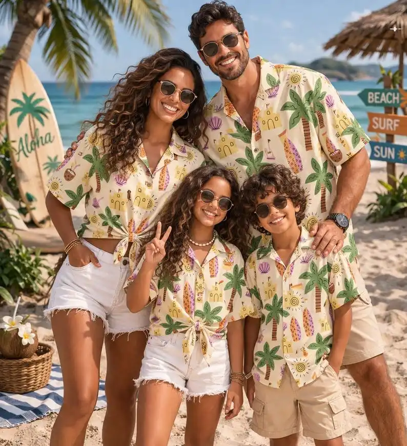 Summer Men's Family Wear Beach Hawaiian Shirt - Tropical Summer Style Sandcastle Palm Tree Shirt Vacation Gift
Summer Men's Family Wear Beach Hawaiian Shirt - Tropical Summer Style Sandcastle Palm Tree Shirt Vacation Gift