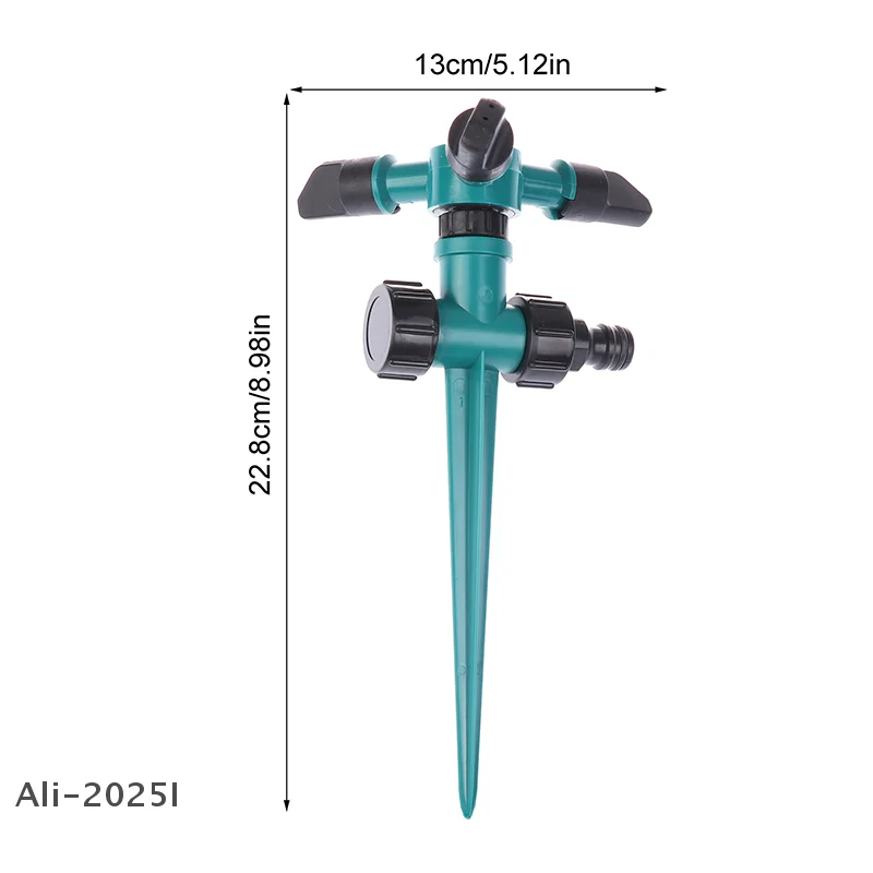 Garden Sprinkler Ground Inserted Rotating Lawn Sprinkler For Yard 360-Degree Automatic Rotating Three-Fork Irrigation Sprinkler
Garden Sprinkler Ground Inserted Rotating Lawn Sprinkler For Yard 360-Degree Automatic Rotating Three-Fork Irrigation Sprinkler