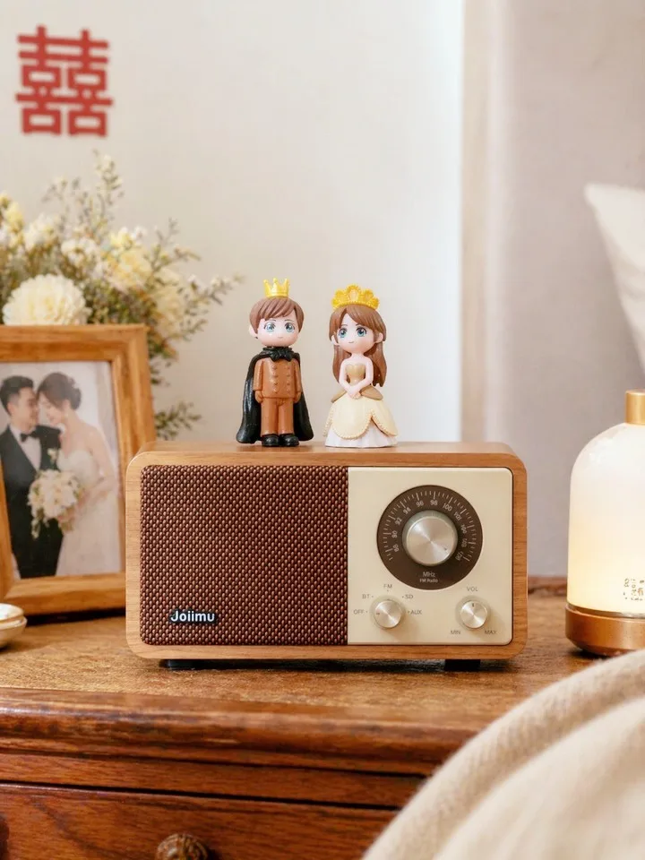 Joiimu Square Bluetooth Speaker Retro Solid Wood Wireless FM Radio Desktop Speaker JM1S Wedding Packaging
Joiimu Square Bluetooth Speaker Retro Solid Wood Wireless FM Radio Desktop Speaker JM1S Wedding Packaging
