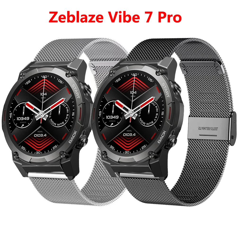 22mm Mesh Watch Band for Zeblaze Vibe 7 Pro Bracelet Wrist Strap Loop for Zeblaze Vibe 7 Lite Watchband Accessories
22mm Mesh Watch Band for Zeblaze Vibe 7 Pro Bracelet Wrist Strap Loop for Zeblaze Vibe 7 Lite Watchband Accessories