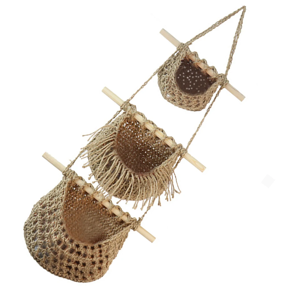 Fruit and Vegetable Hanging Basket Storage Baskets Kitchen Multifunction Holder for Cotton Rope Organizer
Fruit and Vegetable Hanging Basket Storage Baskets Kitchen Multifunction Holder for Cotton Rope Organizer
