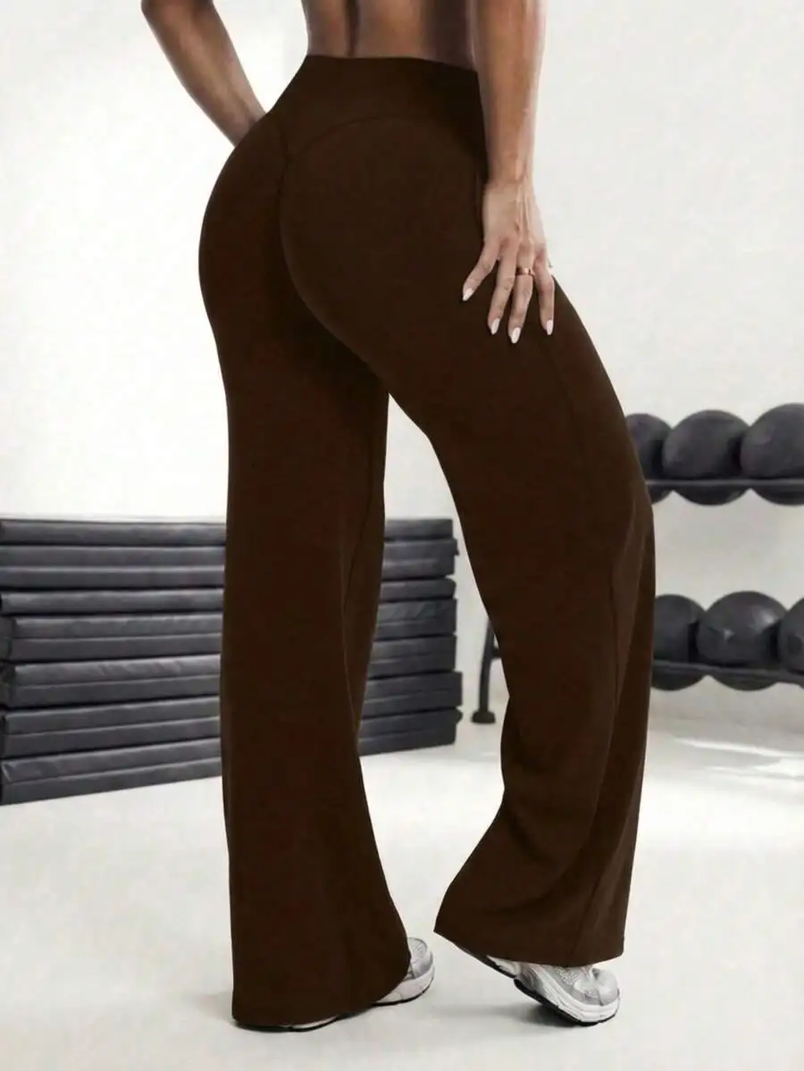 High-Waisted 4-Way Stretch Straight Leg Yoga Pants For Women Comfortable Wide Leg Activewear
High-Waisted 4-Way Stretch Straight Leg Yoga Pants For Women Comfortable Wide Leg Activewear