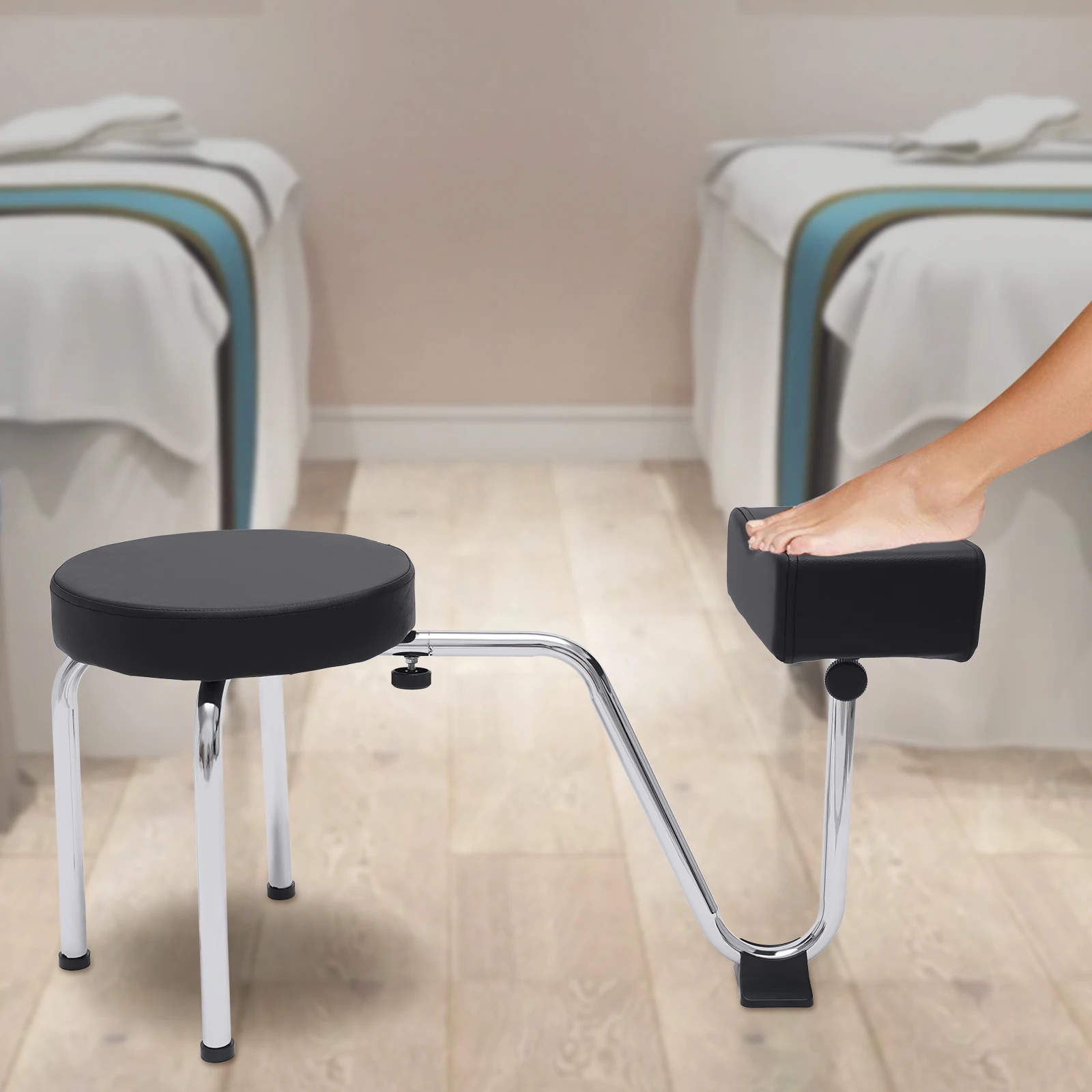 Salon Nail Pedicure Stool Beauty Spa Leg Rest Tattoo Chair Seat Adjustable Height Black
Salon Nail Pedicure Stool Beauty Spa Leg Rest Tattoo Chair Seat Adjustable Height Black