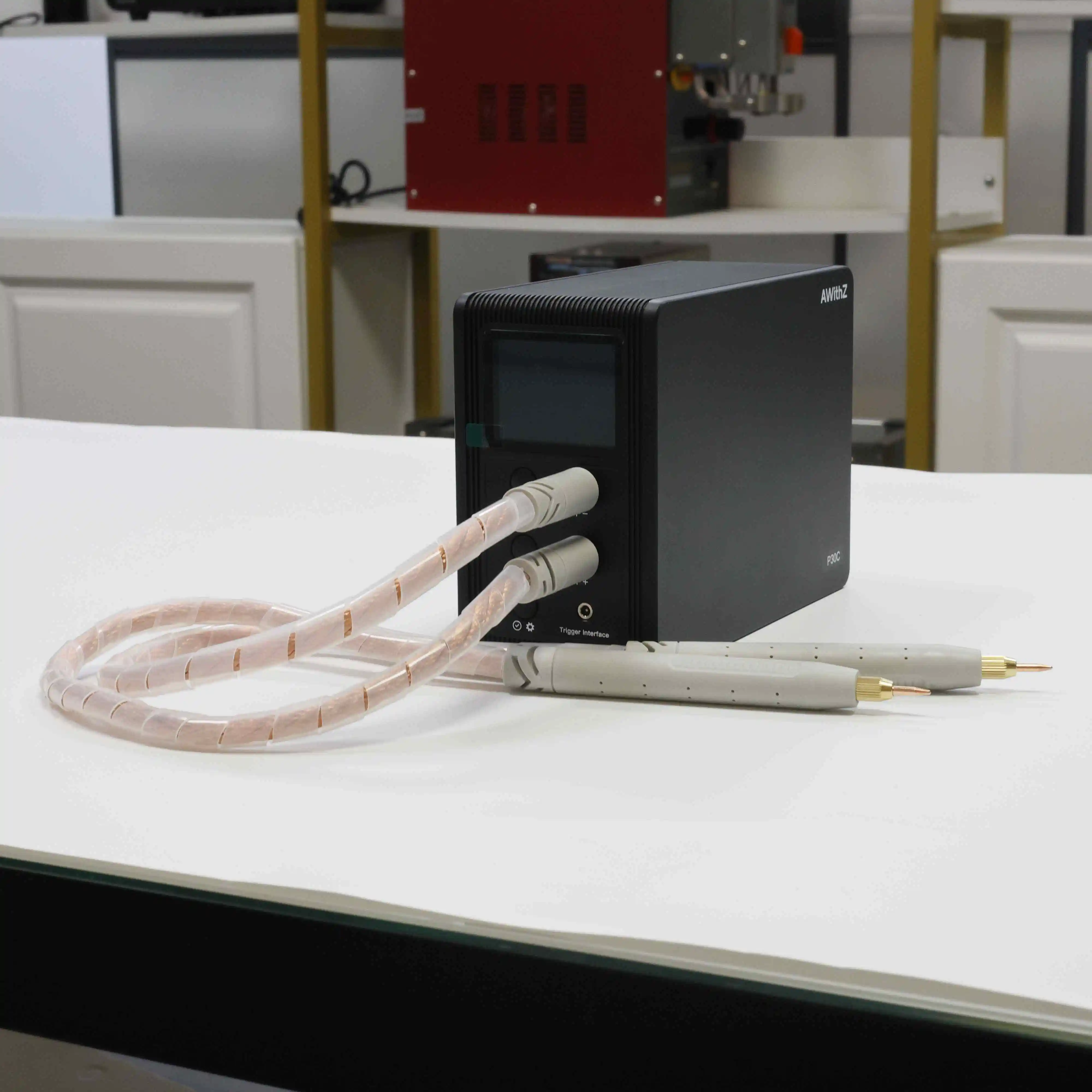 AWithZ P30C 2.4-inch Color Screen Super Farad Capacitor Spot Welding Machine Adjustment Manual/Automatic Spot Welding
AWithZ P30C 2.4-inch Color Screen Super Farad Capacitor Spot Welding Machine Adjustment Manual/Automatic Spot Welding