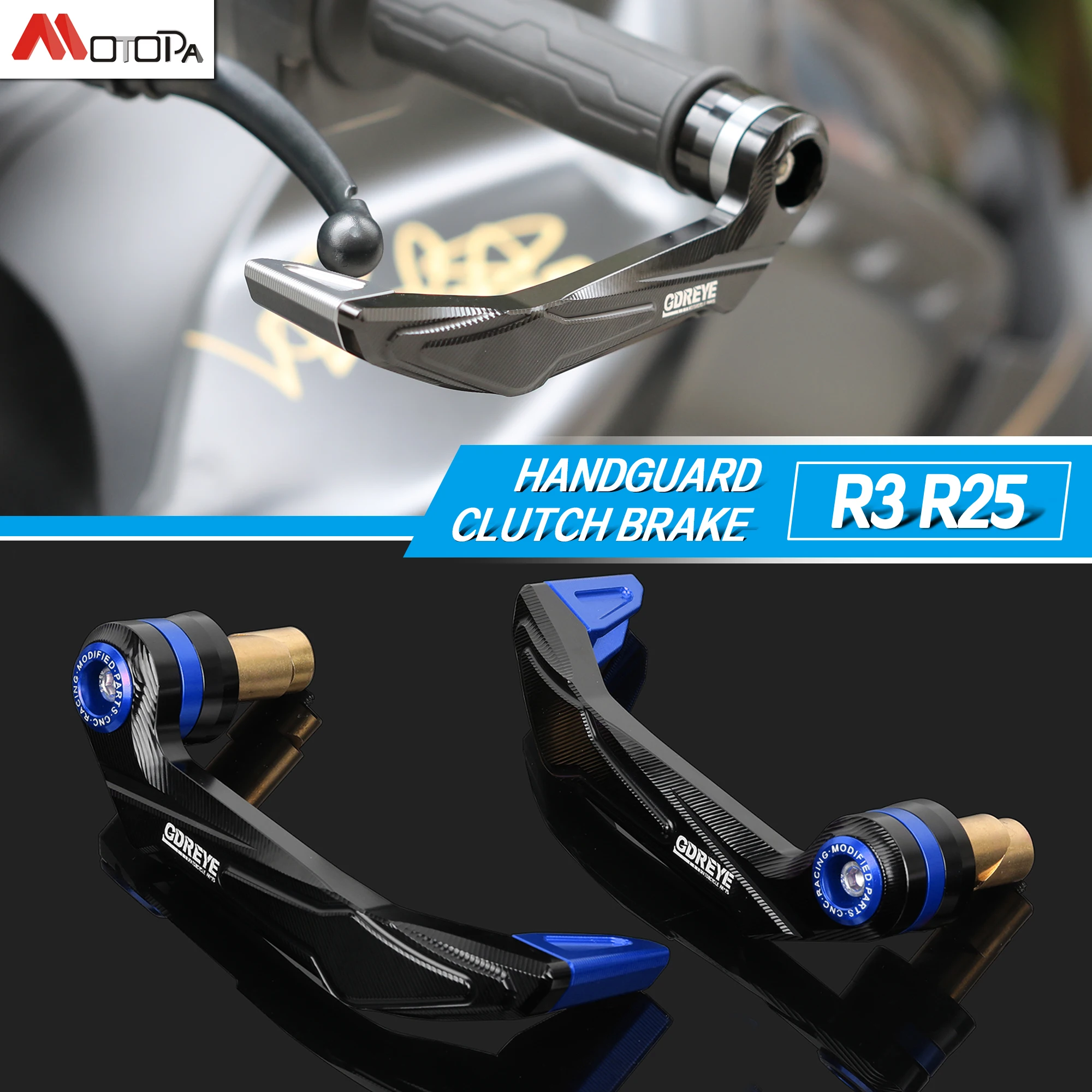 NEW Motorcycle R3 Thick aluminum Grips Guard Brake Clutch Levers Guard Protector For Yamaha YZF-R3 R25 2014-2025
NEW Motorcycle R3 Thick aluminum Grips Guard Brake Clutch Levers Guard Protector For Yamaha YZF-R3 R25 2014-2025