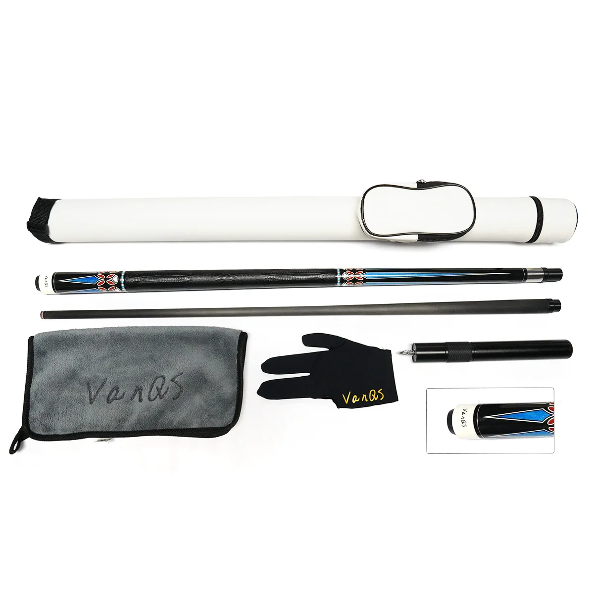 Carbon fiber shaft billiard cue Gift Set 1/2 pool stick 58 inch 12.5mm tip with cue bag and glove and stick cleaning cloth
Carbon fiber shaft billiard cue Gift Set 1/2 pool stick 58 inch 12.5mm tip with cue bag and glove and stick cleaning cloth