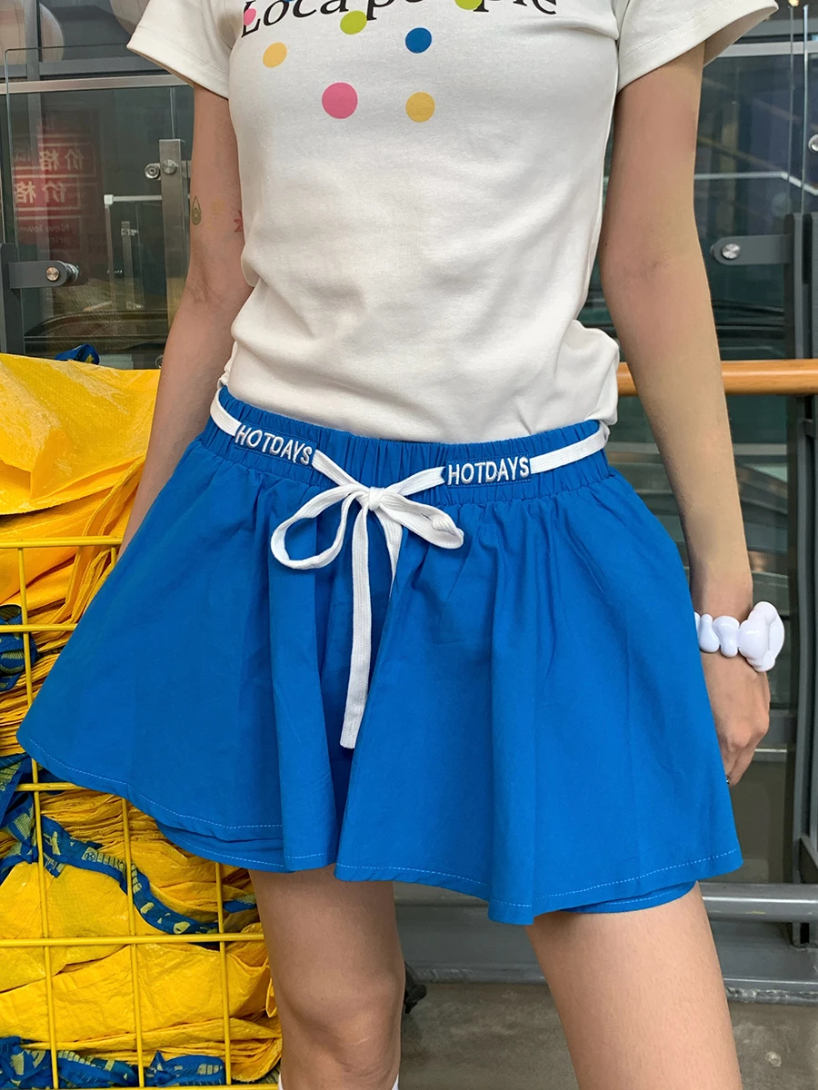 Korean Style High Waist Short Skirt Women's Summer New Fashion Anti-Light Daily Matchings Drawstring Pants Skirts
Korean Style High Waist Short Skirt Women's Summer New Fashion Anti-Light Daily Matchings Drawstring Pants Skirts