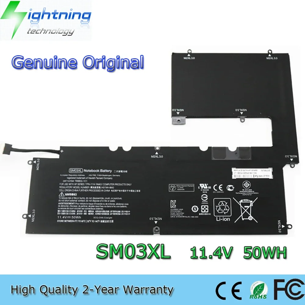 Новый оригинальный аккумулятор для ноутбука SM03XL 11,4 В 50 Втч для HP Envy X2 15-C101DX 15-C001TU 15-c001nf 15-c010ng
Новый оригинальный аккумулятор для ноутбука SM03XL 11,4 В 50 Втч для HP Envy X2 15-C101DX 15-C001TU 15-c001nf 15-c010ng