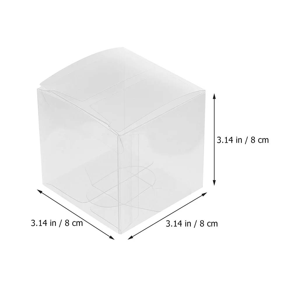 50 Pcs Gift Transparent Square Box Dessert Boxes Pvc Cookies Small Clear Container
50 Pcs Gift Transparent Square Box Dessert Boxes Pvc Cookies Small Clear Container