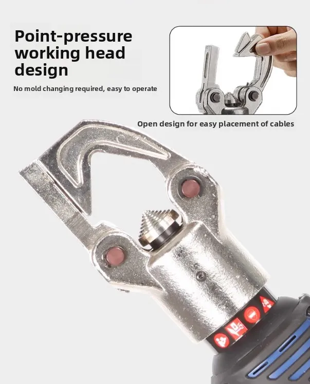 EZ-30D Rechargeable Hydraulic Pliers Electric Hydraulic Crimping Rechargeable Crimping Tool Crimping Pliers Factory Price
EZ-30D Rechargeable Hydraulic Pliers Electric Hydraulic Crimping Rechargeable Crimping Tool Crimping Pliers Factory Price