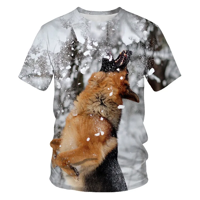 Summer Trendy Animal 3D Digital Printing Men's T-shirt Round Neck Short Sleeve Novel T-shirt Casual Comfy Tees For Men's Tops
Summer Trendy Animal 3D Digital Printing Men's T-shirt Round Neck Short Sleeve Novel T-shirt Casual Comfy Tees For Men's Tops