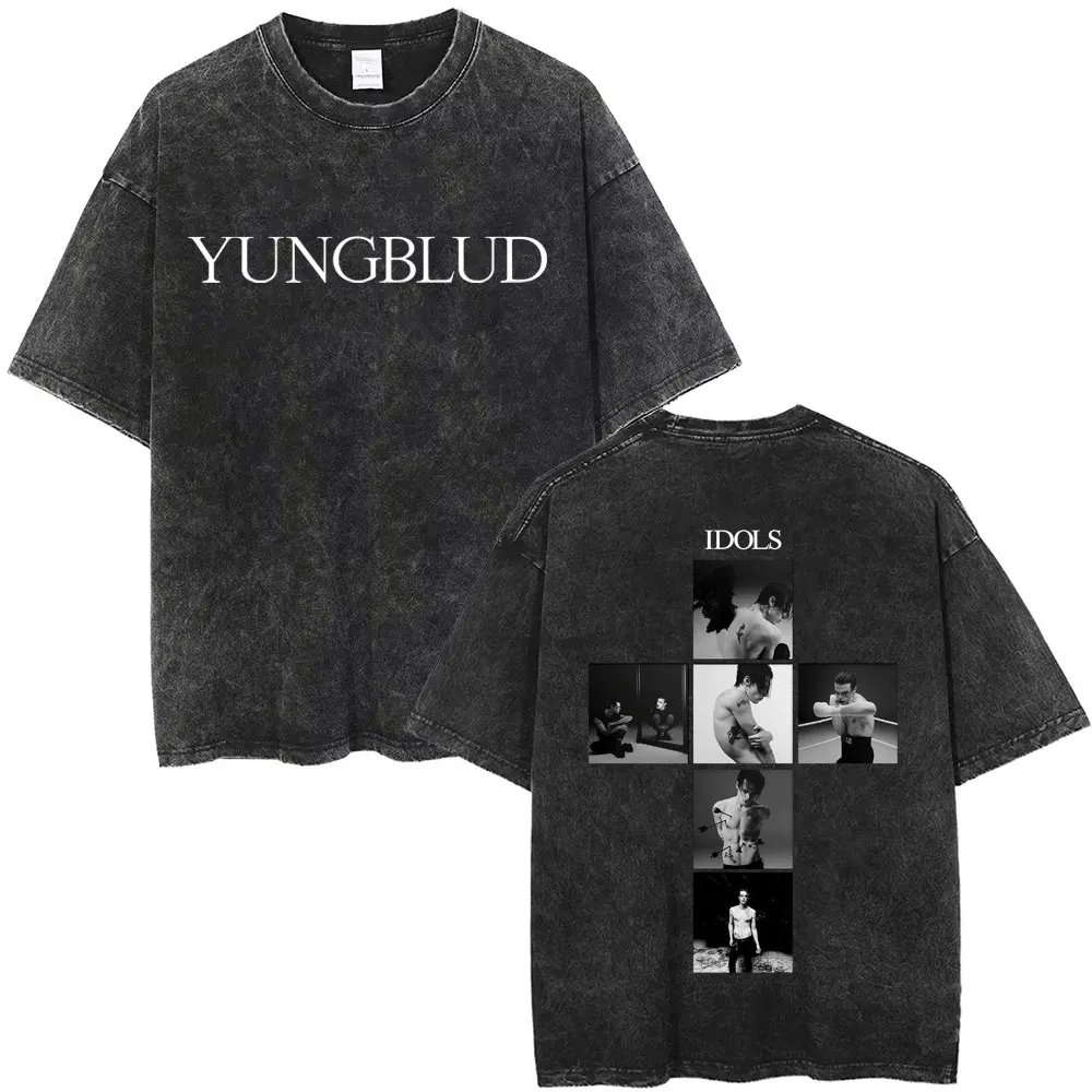 Rocker Yungblud IDOLS Tour 2025 Vintage Washed T-shirt Men Women Clothing Fashion Rock Music T-shirts Mens Casual Cotton T Shirt
Rocker Yungblud IDOLS Tour 2025 Vintage Washed T-shirt Men Women Clothing Fashion Rock Music T-shirts Mens Casual Cotton T Shirt