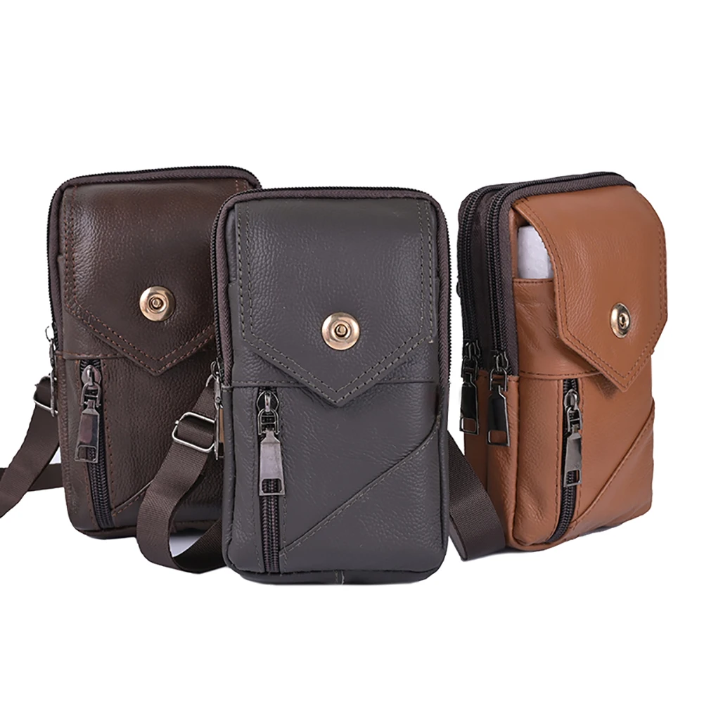 Men Stylish Crossbody Bag Waterproof Leather Retro Fanny Pack Lightweight Vintage Waist Pouch Male Travel Outdoor Bag
Men Stylish Crossbody Bag Waterproof Leather Retro Fanny Pack Lightweight Vintage Waist Pouch Male Travel Outdoor Bag