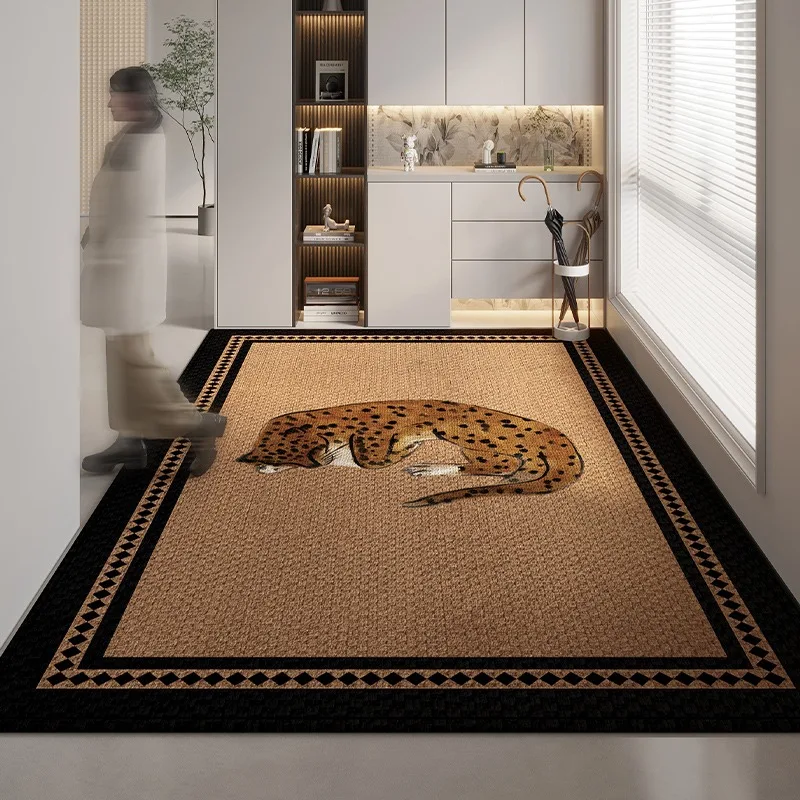 Living Room Carpet Chinese Retro Style Bedroom Hairless Soft Rug Home High-end Luxury Leopard Print Door Mats Tapete Килим 양탄자
Living Room Carpet Chinese Retro Style Bedroom Hairless Soft Rug Home High-end Luxury Leopard Print Door Mats Tapete Килим 양탄자
