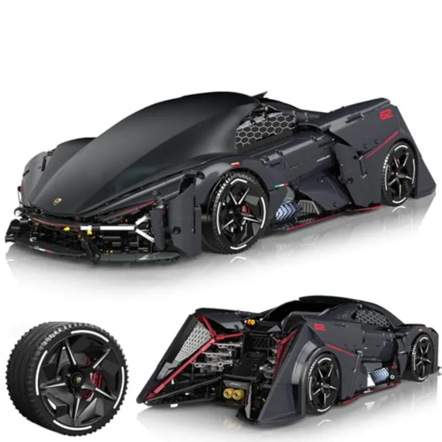 Adult sport building supercar set ABS plastic matte black 2884-piece authentic-detail display model for home or office
Adult sport building supercar set ABS plastic matte black 2884-piece authentic-detail display model for home or office