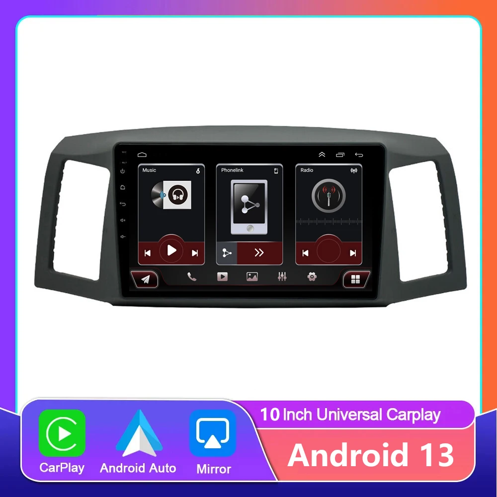 Car Radio For Jeep Grand Cherokee 2004 2005 2006 2007 Android 13 Multimedia Video Player GPS 4G Carplay Autoradio Head Unit
Car Radio For Jeep Grand Cherokee 2004 2005 2006 2007 Android 13 Multimedia Video Player GPS 4G Carplay Autoradio Head Unit