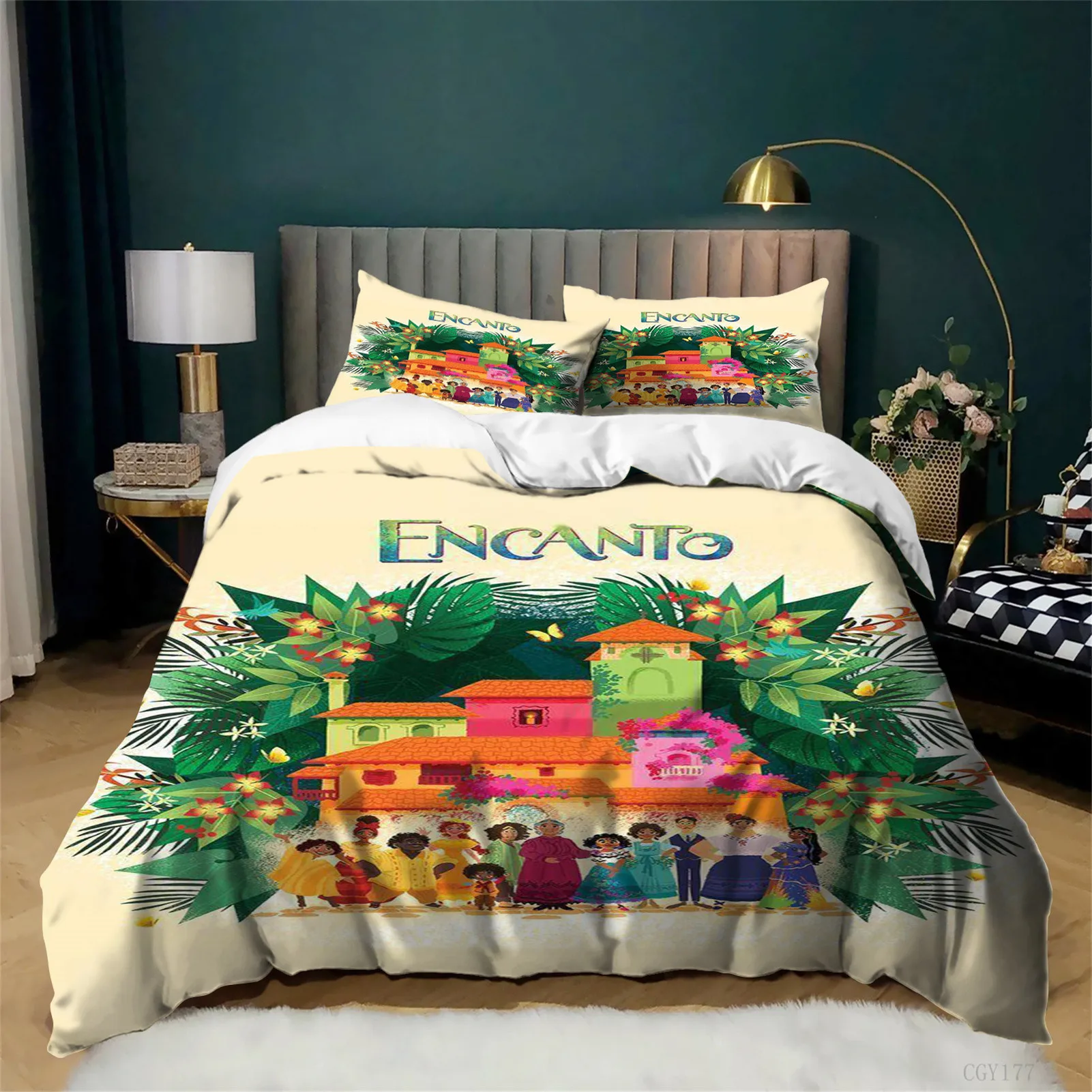 En-can-to Soft Breathable Duvet Cover Set for Bedroom All Season Lightweight Quilt Cover with 2 Pillowsham Bedding Set
En-can-to Soft Breathable Duvet Cover Set for Bedroom All Season Lightweight Quilt Cover with 2 Pillowsham Bedding Set