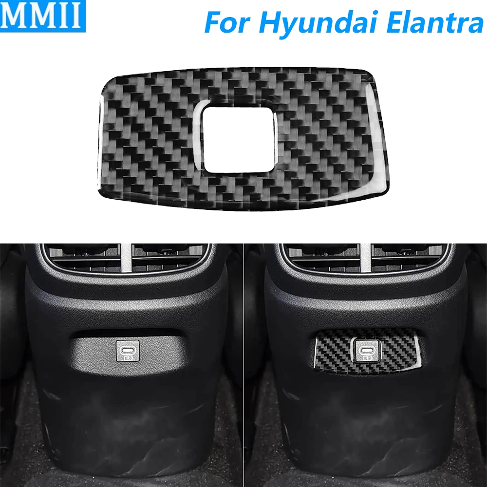 For Hyundai Elantra CN7 2021-2026 Carbon Fiber Rear USB Interface Charging Port Panel Cover Decorative Car Accessories Sticker
For Hyundai Elantra CN7 2021-2026 Carbon Fiber Rear USB Interface Charging Port Panel Cover Decorative Car Accessories Sticker