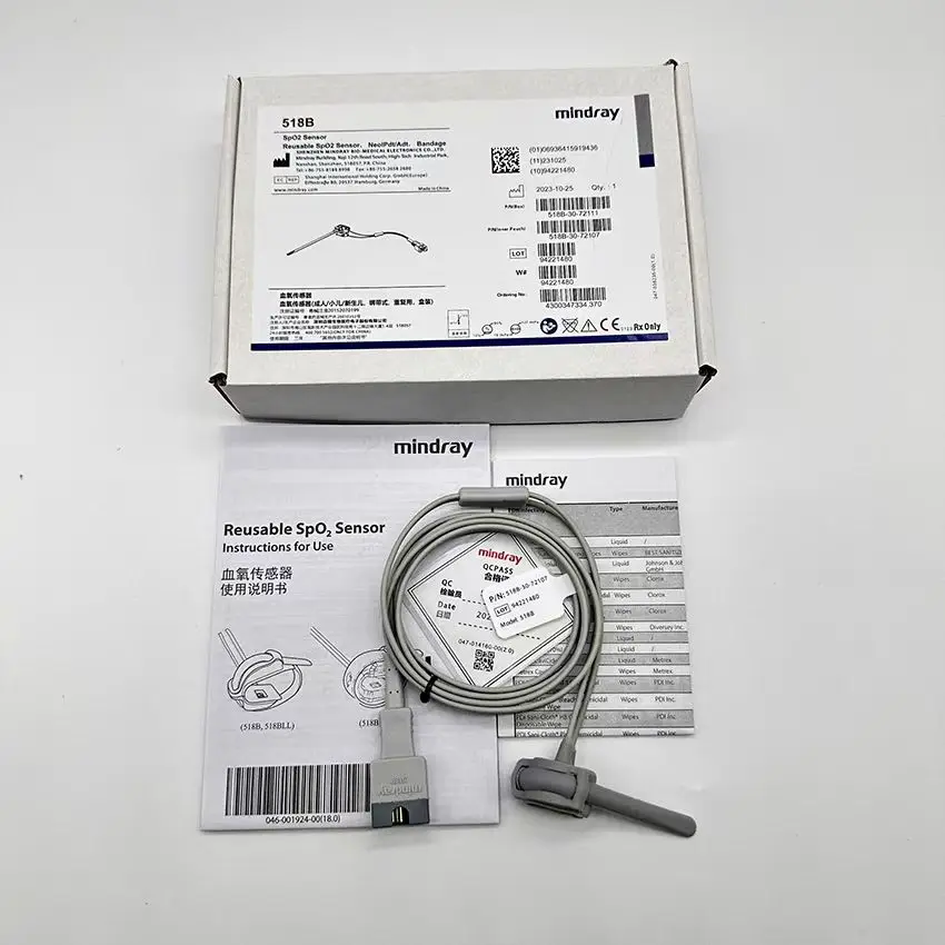 Original 518B Monitor Probe 7-pin Neonate Finger Clip Blood Oxygen Sensor SpO2 Sensor
Original 518B Monitor Probe 7-pin Neonate Finger Clip Blood Oxygen Sensor SpO2 Sensor