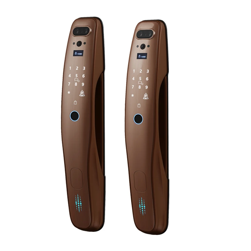 Home Security Real Time Intercom Face Smart Locks For Front Door Keypad Smart Key Password Temporary Password Smart Door Lock
Home Security Real Time Intercom Face Smart Locks For Front Door Keypad Smart Key Password Temporary Password Smart Door Lock