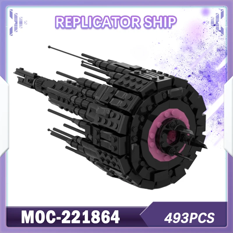 493PCS MOC-221864 Science Fiction War Model Series Replicator Ship Building Block Model Brick Set Creative Technical DIY Gifts
493PCS MOC-221864 Science Fiction War Model Series Replicator Ship Building Block Model Brick Set Creative Technical DIY Gifts