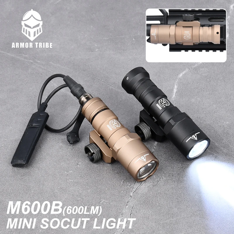 Tactical Airsoft M300 Surefir M300B Mini Scout Light White LED Flashlight Hunting Weapon Gun Light 600LM Rifle Lanterna Torch
Tactical Airsoft M300 Surefir M300B Mini Scout Light White LED Flashlight Hunting Weapon Gun Light 600LM Rifle Lanterna Torch