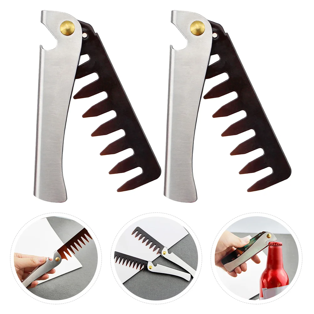 Comb Man Handle Folding Hairbrush Stainless Steel Beard Silver Oil Combs for Men
Comb Man Handle Folding Hairbrush Stainless Steel Beard Silver Oil Combs for Men