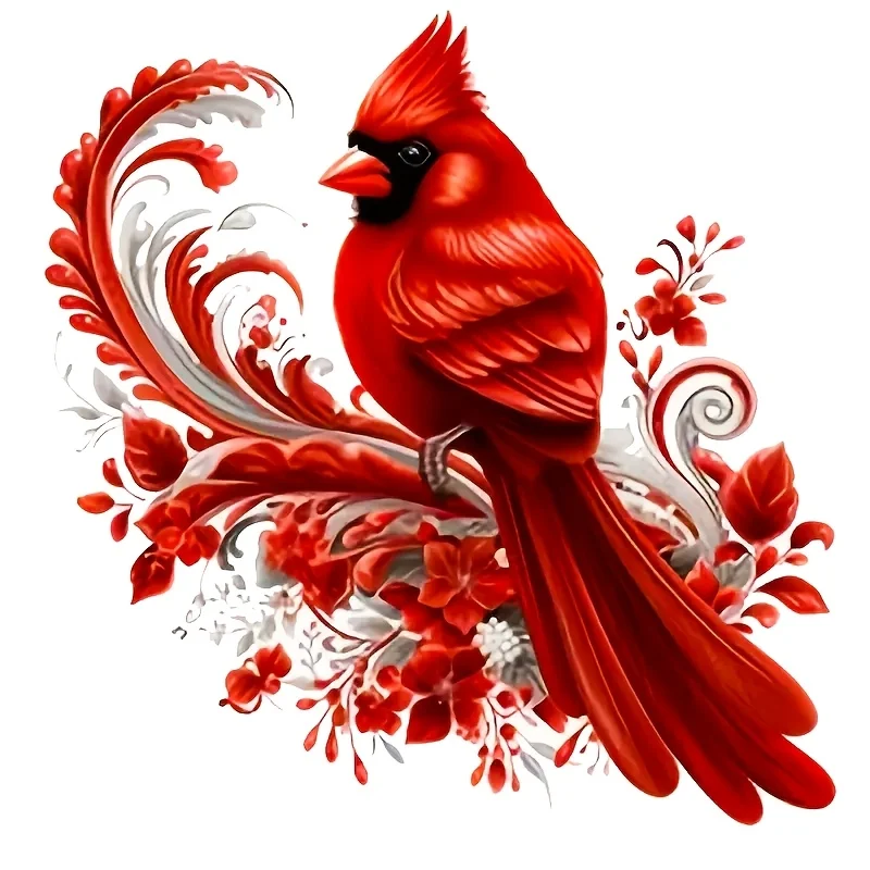 Vibrant Red Cardinal Bird Floral Vinyl Sticker, Weather-Resistant Decal for Car, Laptop, Phone, Mug & Smooth Surfaces
Vibrant Red Cardinal Bird Floral Vinyl Sticker, Weather-Resistant Decal for Car, Laptop, Phone, Mug & Smooth Surfaces
