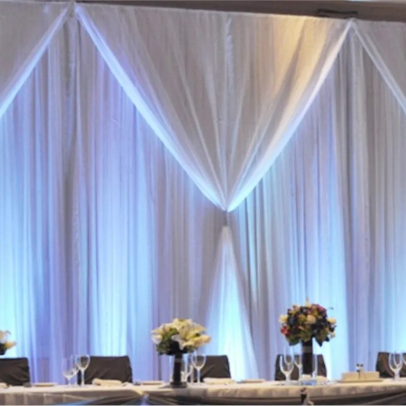 3M*6M white wedding backdrop Pure white Stage Background Cloth Halloween Christmas Decororation
3M*6M white wedding backdrop Pure white Stage Background Cloth Halloween Christmas Decororation