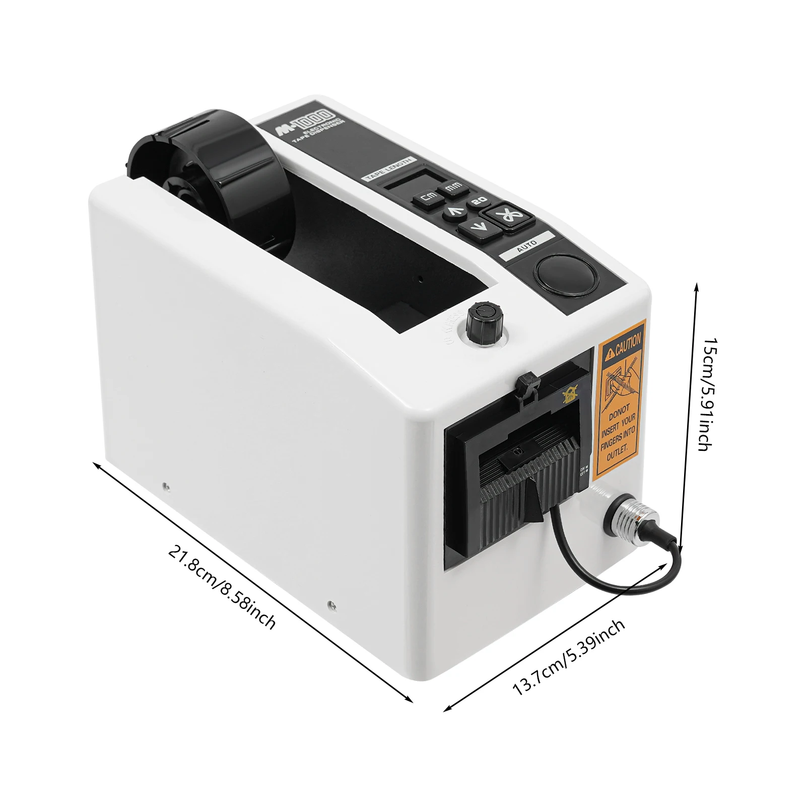 Electric Tape Cutting Machine, Automatic Tape Dispenser, Automatic Electric Tape Cutter for Wrapping/Packing 20-30W 110V
Electric Tape Cutting Machine, Automatic Tape Dispenser, Automatic Electric Tape Cutter for Wrapping/Packing 20-30W 110V