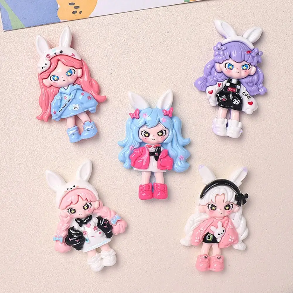 Cream Gum Resin DIY Accessories Headwear Accessories Large Cartoon Doll DIY Materials Rabbit Ear Girl Mini Figure
Cream Gum Resin DIY Accessories Headwear Accessories Large Cartoon Doll DIY Materials Rabbit Ear Girl Mini Figure