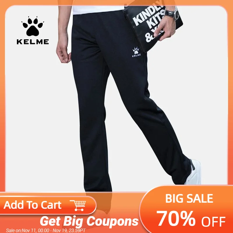 KELME Men Sweatpants Trainning Exercise Pants Outdoor Running Fitness Sports Leisure Pants Legging Active For Male 8261CK1001
KELME Men Sweatpants Trainning Exercise Pants Outdoor Running Fitness Sports Leisure Pants Legging Active For Male 8261CK1001