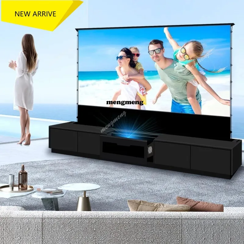 M138 120'' Black Smart Laser TV Cabinet +UST ALR Projector Screen Motorized Floor Rising Screen for Ultra Short Throw Laser Proj
M138 120'' Black Smart Laser TV Cabinet +UST ALR Projector Screen Motorized Floor Rising Screen for Ultra Short Throw Laser Proj