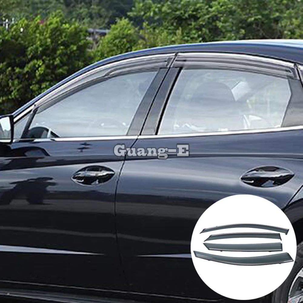 Car Styling Cover Stick Plastic Window Glass Wind Visor Rain Sun Guard Vent 4PCs For Hyundai Sonata 10th DN8 2020 2021 2022 2023
Car Styling Cover Stick Plastic Window Glass Wind Visor Rain Sun Guard Vent 4PCs For Hyundai Sonata 10th DN8 2020 2021 2022 2023